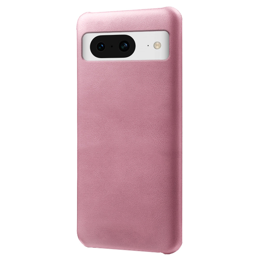 For Google Pixel 8 Phone Case Calf Texture PU Leather Coated PC Back Cover For Google Pixel 8 Phone Case Calf Texture PU Leather Coated PC Back Cover